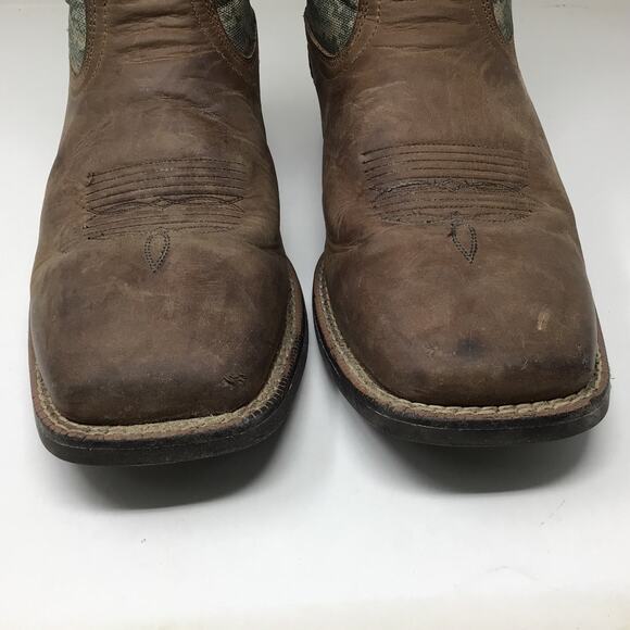 Ariat Mens Sport Patriot Western Boot Distressed Brown Sage Camo Size 10.5 main image 8